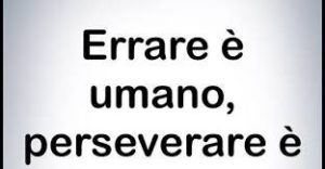 sbagliare