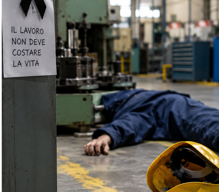 MORTI SUL LAVORO, L’ITALIA CONTINUA A PIANGERE LE SUE VITTIME